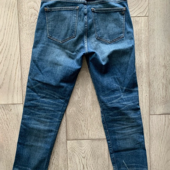 Madewell Slim Straight Button Fly Distressed Edition - Picture 4 of 8